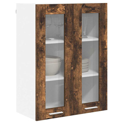 Hanging Cabinet Smoked Oak 60 x 31 x 80 cm Engineered Wood