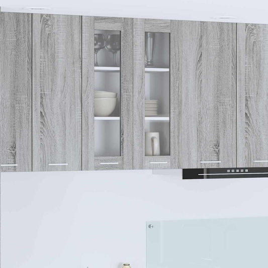 Hanging Cabinet Grey Sonoma 60 x 31 x 80 cm Engineered Wood