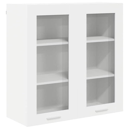 Hanging Cabinet with Door White 80 x 31 x 80 cm Engineered Wood
