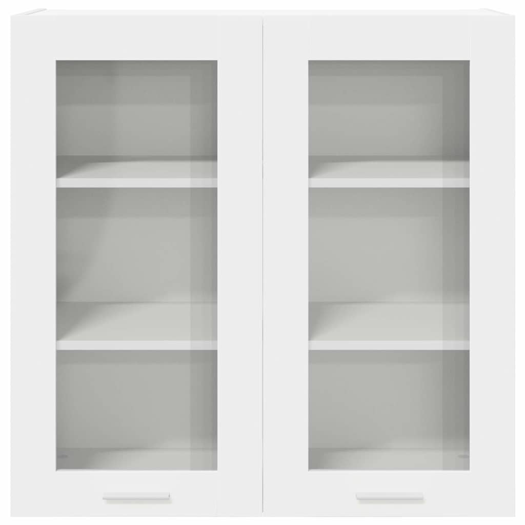 Hanging Cabinet with Door White 80 x 31 x 80 cm Engineered Wood