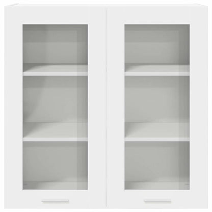 Hanging Cabinet with Door White 80 x 31 x 80 cm Engineered Wood