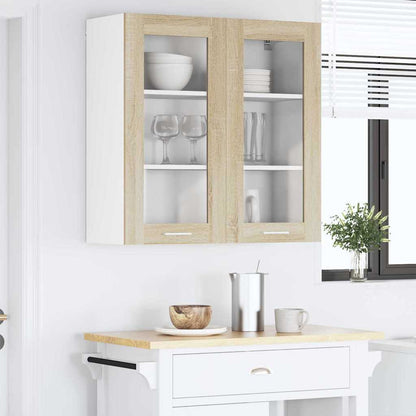 Hanging Cabinet Sonoma Oak 80 x 31 x 80 cm Engineered Wood