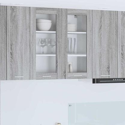 Hanging Cabinet Grey Sonoma 80 x 31 x 80 cm Engineered Wood
