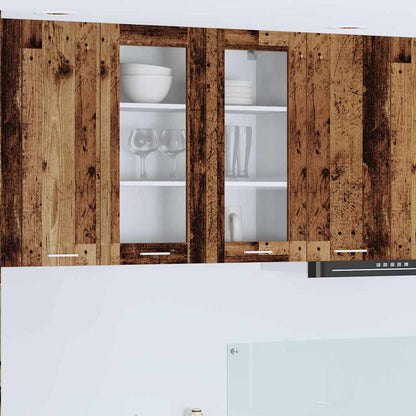Hanging Cabinet Old Wood 80 x 31 x 80 cm Engineered Wood