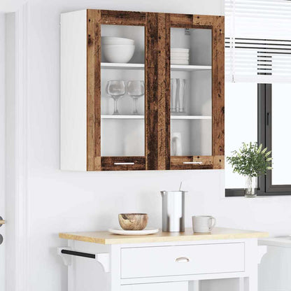 Hanging Cabinet Old Wood 80 x 31 x 80 cm Engineered Wood