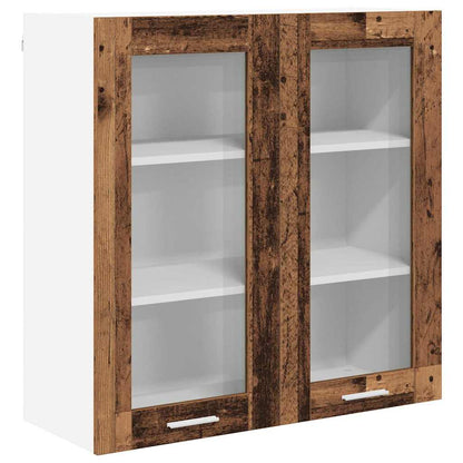 Hanging Cabinet Old Wood 80 x 31 x 80 cm Engineered Wood