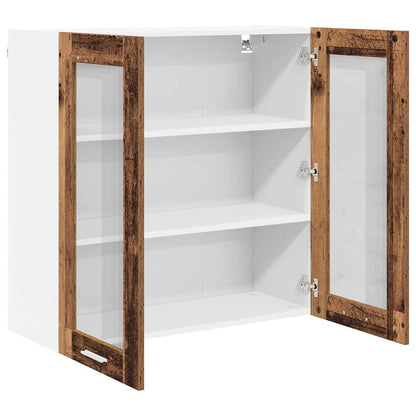 Hanging Cabinet Old Wood 80 x 31 x 80 cm Engineered Wood