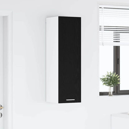 Hanging Cabinet Black Oak 30 x 31 x 100 cm Engineered Wood