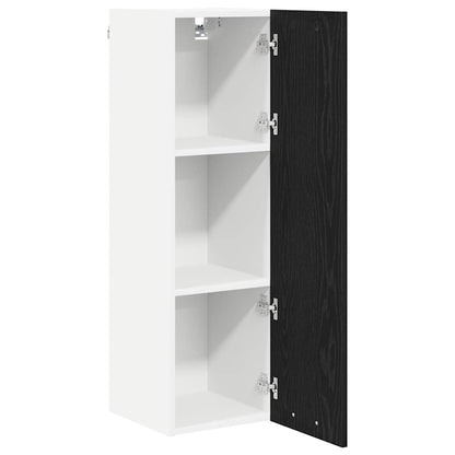 Hanging Cabinet Black Oak 30 x 31 x 100 cm Engineered Wood
