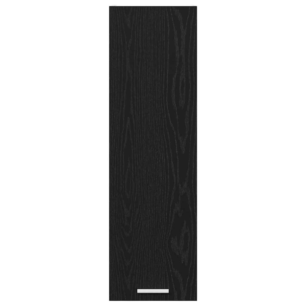 Hanging Cabinet Black Oak 30 x 31 x 100 cm Engineered Wood