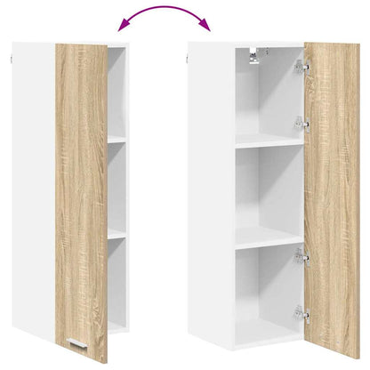 Hanging Cabinet Sonoma Oak 30 x 31 x 100 cm Engineered Wood