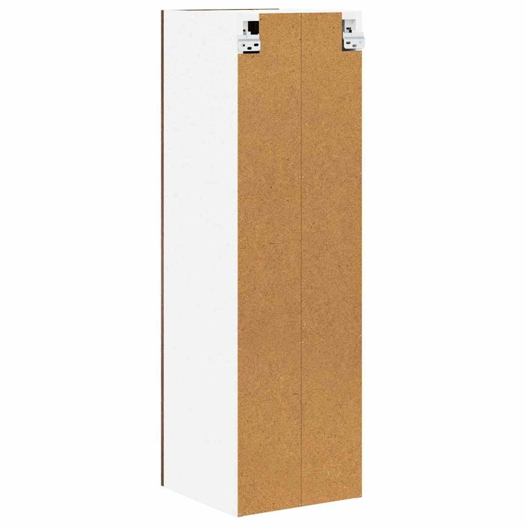 Hanging Cabinet Smoked Oak 30 x 31 x 100 cm Engineered Wood