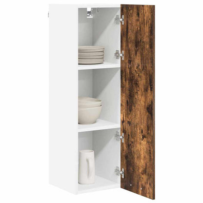 Hanging Cabinet Smoked Oak 30 x 31 x 100 cm Engineered Wood