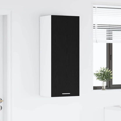 Hanging Cabinet Black Oak 40 x 31 x 100 cm Engineered Wood