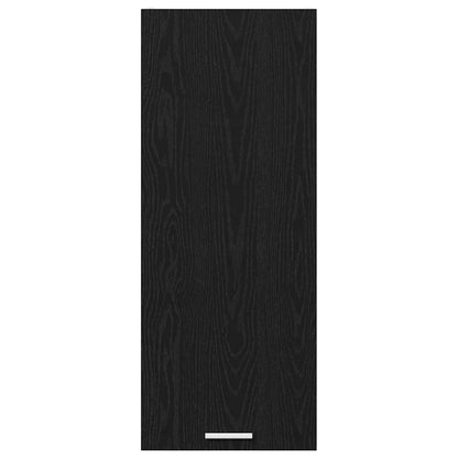 Hanging Cabinet Black Oak 40 x 31 x 100 cm Engineered Wood