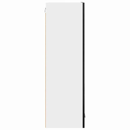 Hanging Cabinet Black Oak 40 x 31 x 100 cm Engineered Wood