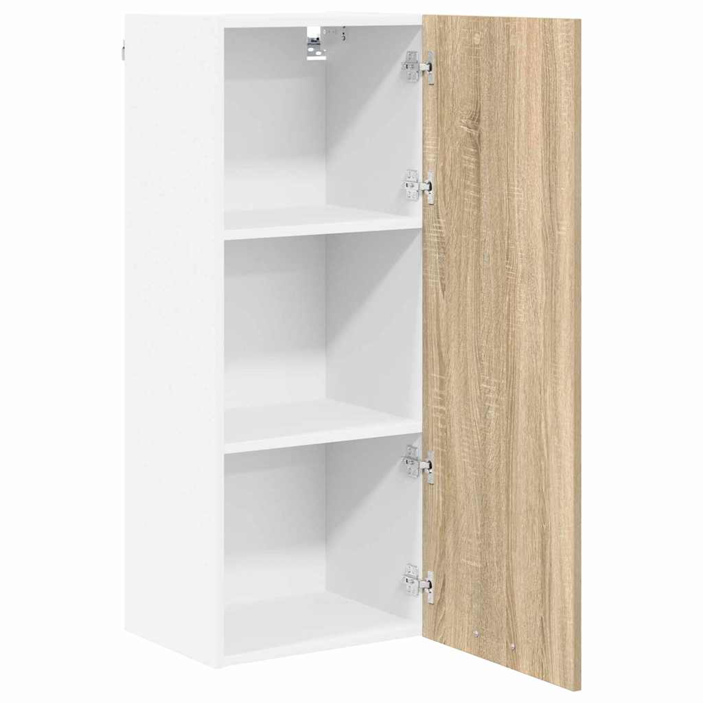 Hanging Cabinet Sonoma Oak 40 x 31 x 100 cm Engineered Wood