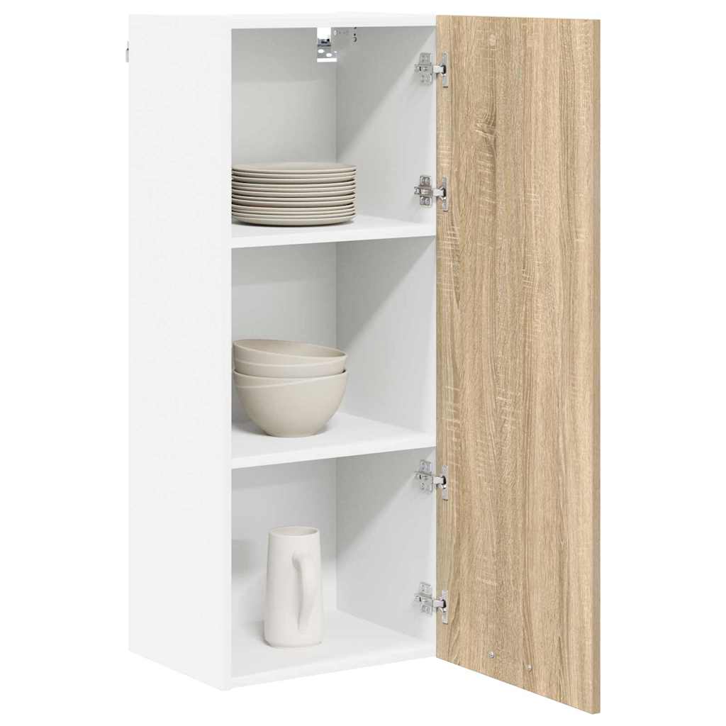 Hanging Cabinet Sonoma Oak 40 x 31 x 100 cm Engineered Wood