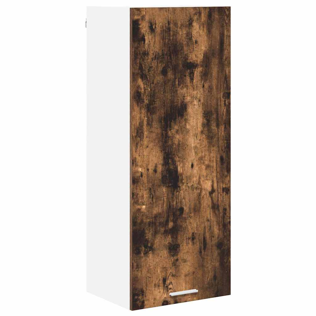 Hanging Cabinet Smoked Oak 40 x 31 x 100 cm Engineered Wood