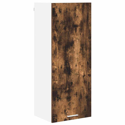 Hanging Cabinet Smoked Oak 40 x 31 x 100 cm Engineered Wood