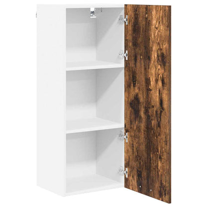 Hanging Cabinet Smoked Oak 40 x 31 x 100 cm Engineered Wood