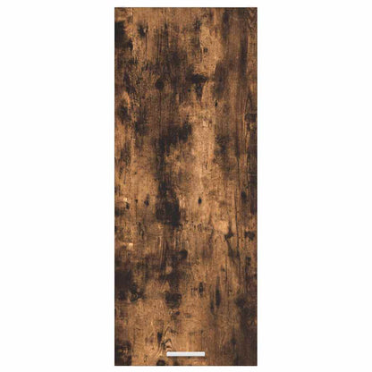 Hanging Cabinet Smoked Oak 40 x 31 x 100 cm Engineered Wood