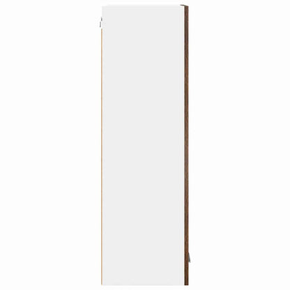 Hanging Cabinet Smoked Oak 40 x 31 x 100 cm Engineered Wood