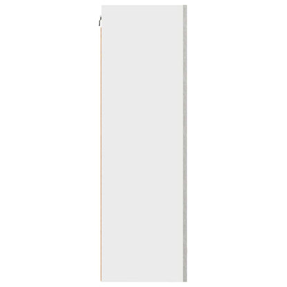Hanging Cabinet Concrete Grey and White 50 x 31 x 100 cm
