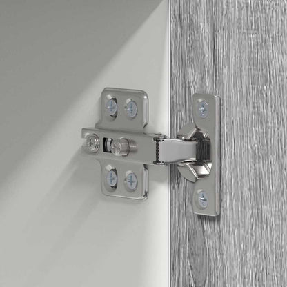 Hanging Cabinet Grey Sonoma and White 50 x 31 x 100 cm
