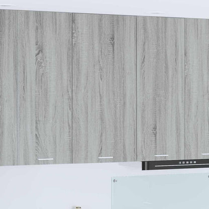 Hanging Cabinet Grey Sonoma and White 50 x 31 x 100 cm