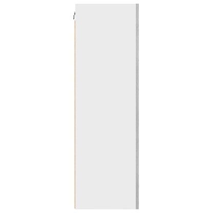 Hanging Cabinet Grey Sonoma and White 50 x 31 x 100 cm