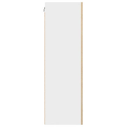 Hanging Cabinet Artisan Oak and White 50 x 31 x 100 cm