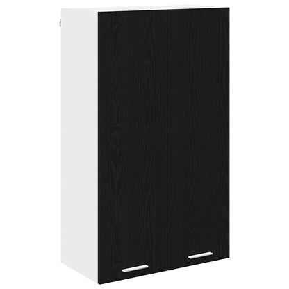 Hanging Cabinet Black Oak 60 x 31 x 100 cm Engineered Wood