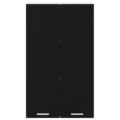 Hanging Cabinet Black Oak 60 x 31 x 100 cm Engineered Wood