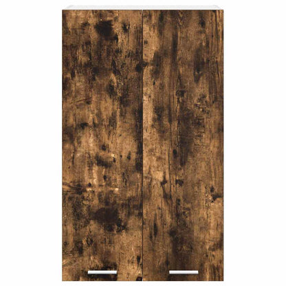 Hanging Cabinet Smoked Oak 60 x 31 x 100 cm Engineered Wood