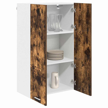 Hanging Cabinet Smoked Oak 60 x 31 x 100 cm Engineered Wood
