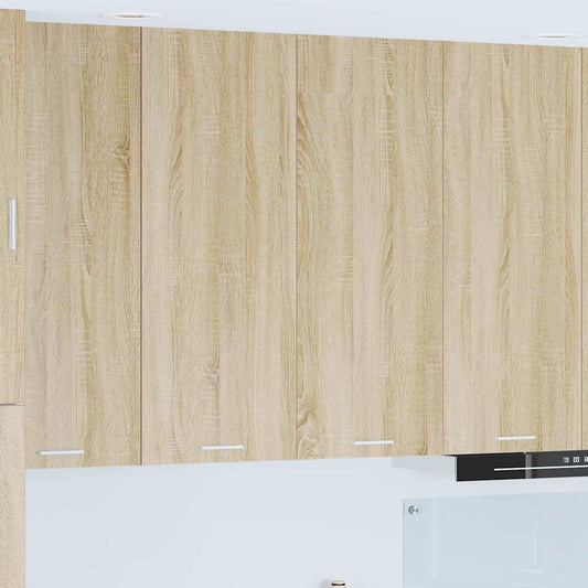 Hanging Cabinet Sonoma Oak 80 x 31 x 100 cm Engineered Wood