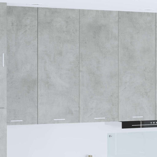 Hanging Cabinet Concrete Grey 80 x 31 x 100 cm Engineered Wood