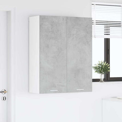 Hanging Cabinet Concrete Grey 80 x 31 x 100 cm Engineered Wood