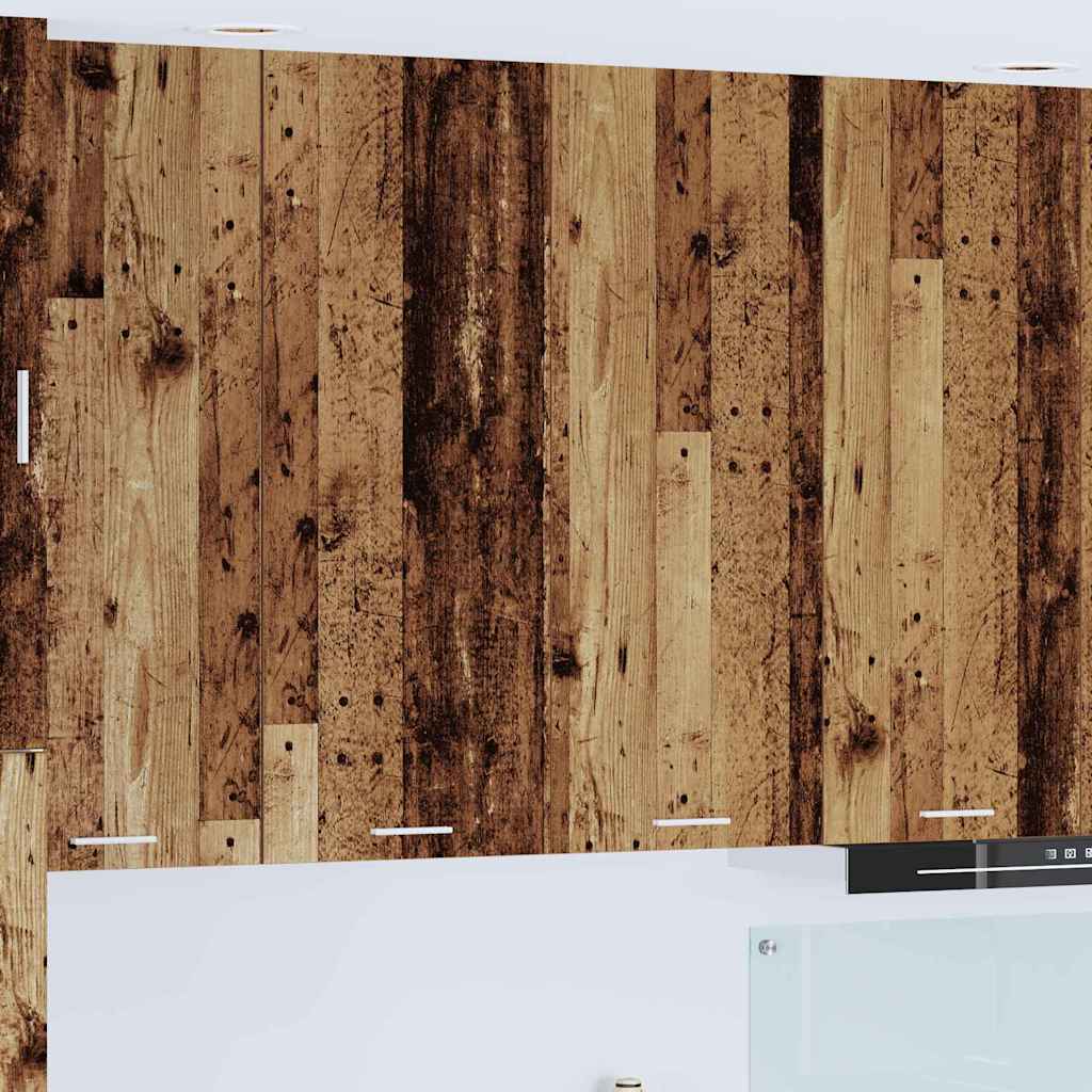 Hanging Cabinet Old Wood 80 x 31 x 100 cm Engineered Wood