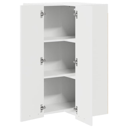 Hanging Cabinet White 57 x 57 x 100 cm Engineered Wood