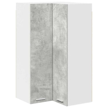 Hanging Cabinet Concrete Grey and White 57 x 57 x 100 cm