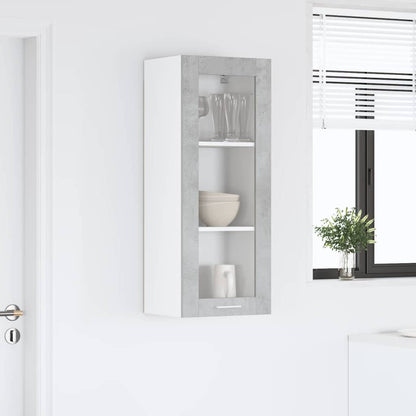 Hanging Cabinet Concrete Grey 40 x 31 x 100 cm Engineered Wood