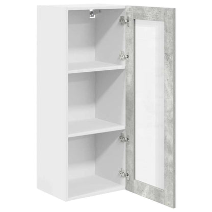 Hanging Cabinet Concrete Grey 40 x 31 x 100 cm Engineered Wood