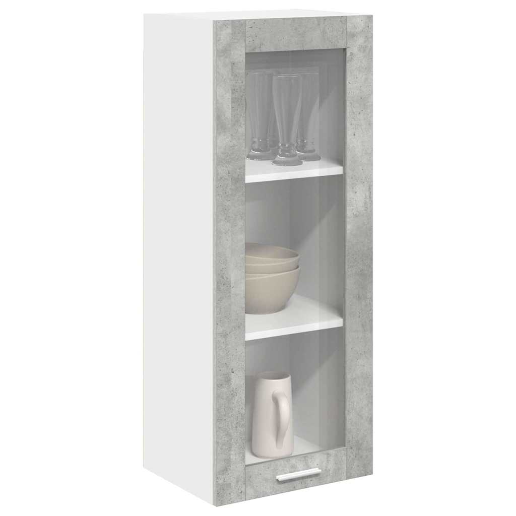 Hanging Cabinet Concrete Grey 40 x 31 x 100 cm Engineered Wood