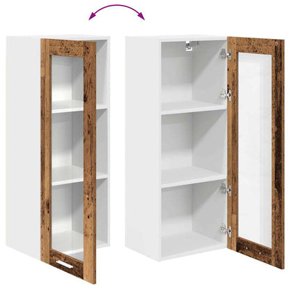 Hanging Cabinet Old Wood 40 x 31 x 100 cm Engineered Wood