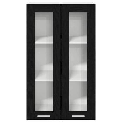 Hanging Cabinet Riga Black Oak 60 x 31 x 100 cm Engineered Wood