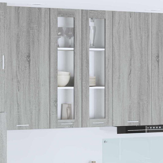 Hanging Cabinet Grey Sonoma 60 x 31 x 100 cm Engineered Wood