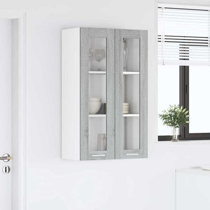 Hanging Cabinet Grey Sonoma 60 x 31 x 100 cm Engineered Wood
