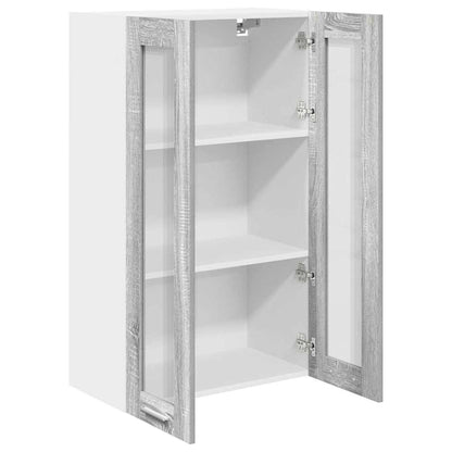 Hanging Cabinet Grey Sonoma 60 x 31 x 100 cm Engineered Wood